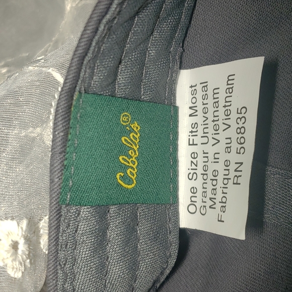 Cabela's ball cap,gray ,yellow letters, OS - Picture 4 of 5